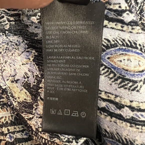 Free People Moonlight Dance Tunic Top Floral Boho Oversized Babydoll Pockets S - Picture 11 of 16